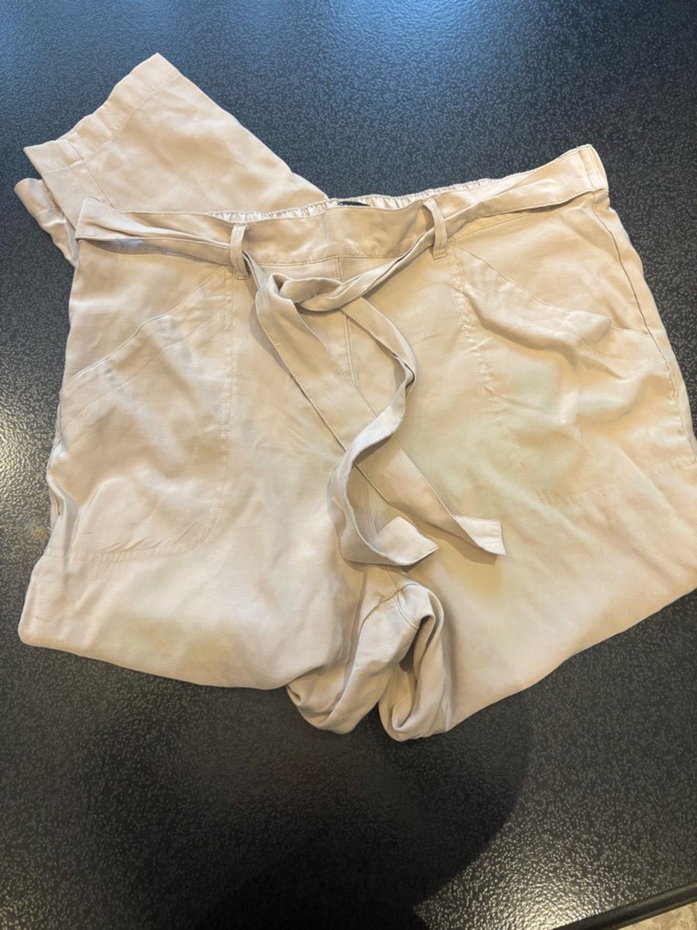 George Large Beige Cargo Style Pants - Picture 3 of 6